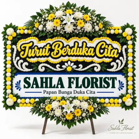 Papan Bunga Duka Kemang