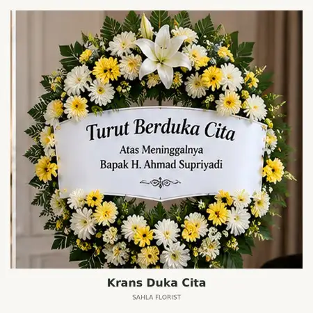 Krans Bunga Duka Kemang